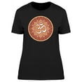 thumbnail image 1 of Om Symbol In Lotus Rosette T-Shirt Women -Image by Shutterstock, Female Medium, 1 of 2