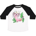 thumbnail image 3 of Inktastic Axolotl Unicorn with Rainbow Tail, Bubbles and Seaweed. Boys or Girls Toddler T-Shirt, 3 of 5