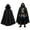 Black, variant on GYQMBT Renaissance Cloak Men, Medieval Costume Long Cloak for Halloween Party,Green