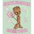 thumbnail image 2 of Girl's Guardians of the Galaxy Groot Growing Cuter  Graphic Tee Mint Large, 2 of 4