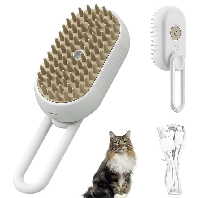 Brosse à Vapeur pour Chat Brosse à Vapeur Améliorée Brosse à Vapeur pour Chat Brosse à Vapeur pour Chat Brosse à Vapeur pour Chat Bouton de Libération Brosse à Vapeur pour Chat Agent de Nettoyage Brosse à Vapeur pour Chat 20ml