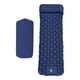 thumbnail image 1 of Colchoneta inflable para acampar con almohada, colchoneta portátil para acampar Azul oscuro, 1 of 9
