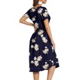 thumbnail image 3 of Aiyino Womens Summer Casual Swing Midi Dress with Pockets, 3 of 7