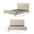 thumbnail image 2 of Base King Size Ilios Innova Para Cama Color Beige, 2 of 5
