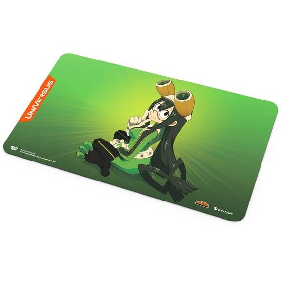 UniVersus My Hero Academia: Girl Power- Tsuyu Asui Playmat - 24 x 14" Neoprene Mat, Tabletop Card Game Accessory, UVS Games, Officially Licensed