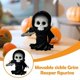 thumbnail image 3 of Movable Sickle Grim Reaper Figurine Halloween Decoration Sickle Grim Reaper, 3 of 5