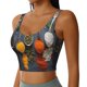 thumbnail image 2 of Balery Various Herbs And Spices In Spoons Sujetadores deportivos con espalda cruzada para mujer, acolchados, sin costuras, de alto impacto, ideales para yoga, gimnasio, entrenamiento y fitness.-Large, 2 of 8