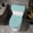 Aquamarine, variant on Modern Boho Toilet Seat Cover Universal Toilet Lid Covers for Bathroom Stretchable 2PCS Solid Color Linen Texture Beige Toilets Tank Cover Fit for Round Oval Elongated Toilets Decor Accessories
