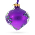 thumbnail image 2 of Songbird and Blossoms Onion-Shape Finial Glass Christmas Ornament, 2 of 4