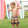 thumbnail image 4 of FORMRS Boys Swim Trunks Quick Dry Mesh Liner Boardshorts Sizes XS-XL, Checkered Pattern, 4 of 7