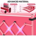 thumbnail image 6 of Wagon Cart with Wheels with 220LBS Capacity,Heavy Duty Wagon Carts Foldable,Lightweight Utility Portable Cart for Grocery, Shopping, Garden, Camping. Pink, 6 of 7