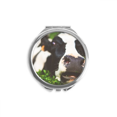 thumbnail image 1 of Pcture M Animal Vache Main Compact Miroir Rond Portable Poche Verre, 1 of 3