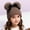 Brown, variant on Baby Girls Bobble Hat - Toddler Winter Beanie Hats Kids Warm Knitted Beanies Double Pom Pom Hats Bonnet Cap for Children Boys Girls Gray 6-18 Months