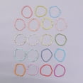 thumbnail image 5 of Top-kevin 18Pcs Colorful Bohemia Seed Beaded Bracelets Adjustable Stackable Rainbow Beaded Stretch Bracelet Multilayer Vaction Elastic Bracelet for Women, 5 of 10
