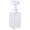 B, variant on Foaming Hand Soap Dispenser, Refillable Empty Foam Liquid Hand Soap Container Flower Shape Foaming Soap Dispenser, Reusable Plastic Press Bottle for Bathroom(250Ml) Ciozy