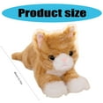 thumbnail image 3 of Soft Sturdy Plush Cats Dolls Lifelikes Stuffed Pet Home Accessory for CreativeFun Gifts for All Ages Use, 3 of 9