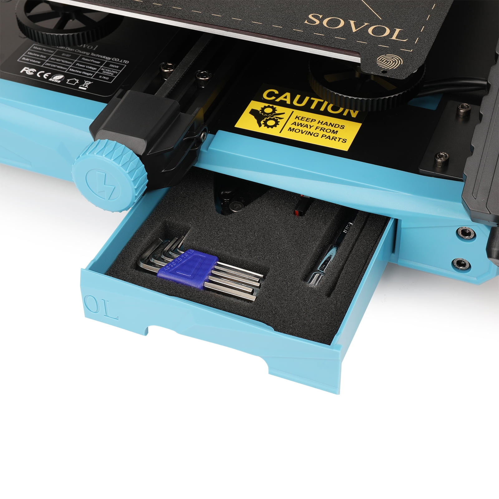 Sovol 3D SV07 3D Printer with Max Print Speed 500mm/s, 8.66x8.66x9