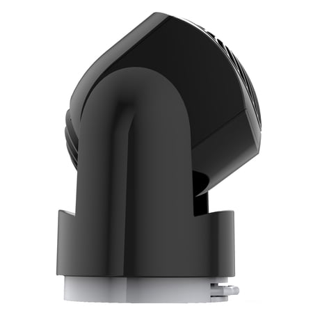 VORNADO FLIPPI V6 COMPACT AIR CIRCULATOR FAN, ADJUSTABLE HEAD, 2 SPEEDS, BLACK