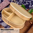 thumbnail image 4 of Fiambrera portátil de madera, caja bento de una sola capa, contenedor de alimentos, lonchera ideal a prueba de fugas, contenedores de alimentos, vajilla para adultos y niños, 4 of 5