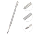 thumbnail image 3 of Unique Bargains Multi-function Double-side Cuticle Pusher 5.71" Silver Tone 1 Pc, 3 of 6