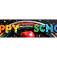 thumbnail image 4 of Happy School Rainbow Theme Banner for Classroom Decorations and Party Supplies Photography Props Backdrop Poster Background, 4 of 8