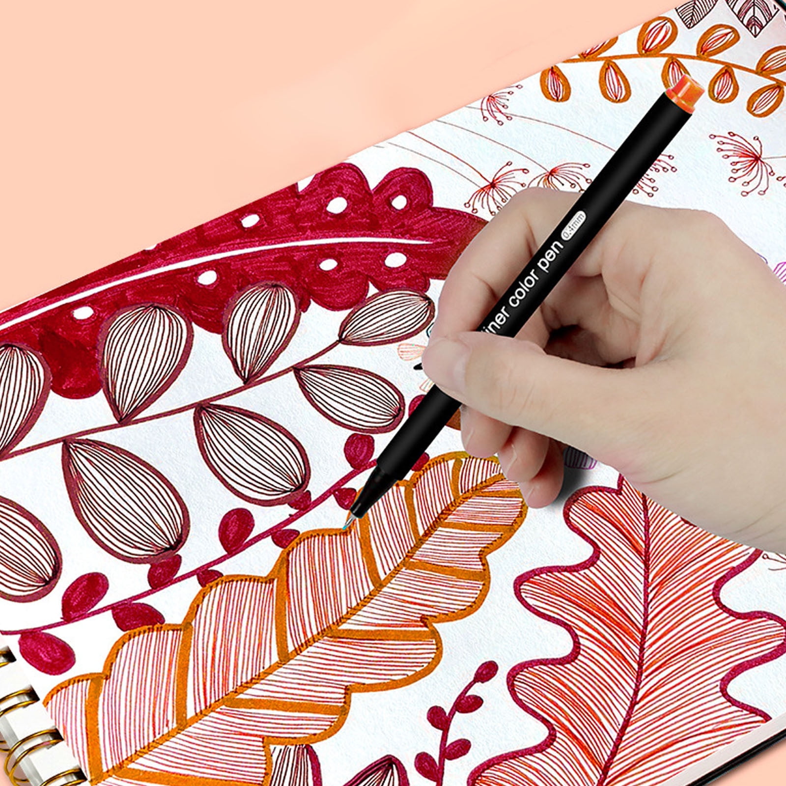 Black Fineliner Pen for Drawing and Sketching Fast Drying Waterproof Pigment Ink Fine Point for Comic Manga Art