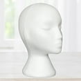 thumbnail image 3 of Huepoe 11 Inch Mannequin Head Non-slip Abstract Foam Manikin Head Model Wig Hair Glasses Display Stand for Indoor, 3 of 7
