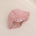 thumbnail image 3 of Casquette de Pêcheur pour Enfants Réversible: Chapeau Seau Bébé Imprimé Fleur Protection Solaire, 3 of 9