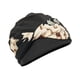 thumbnail image 3 of Gorro turbante de invierno, regalo informal para mujeres y niñas, estampado, gorro para cabello trenzado, 3 of 8