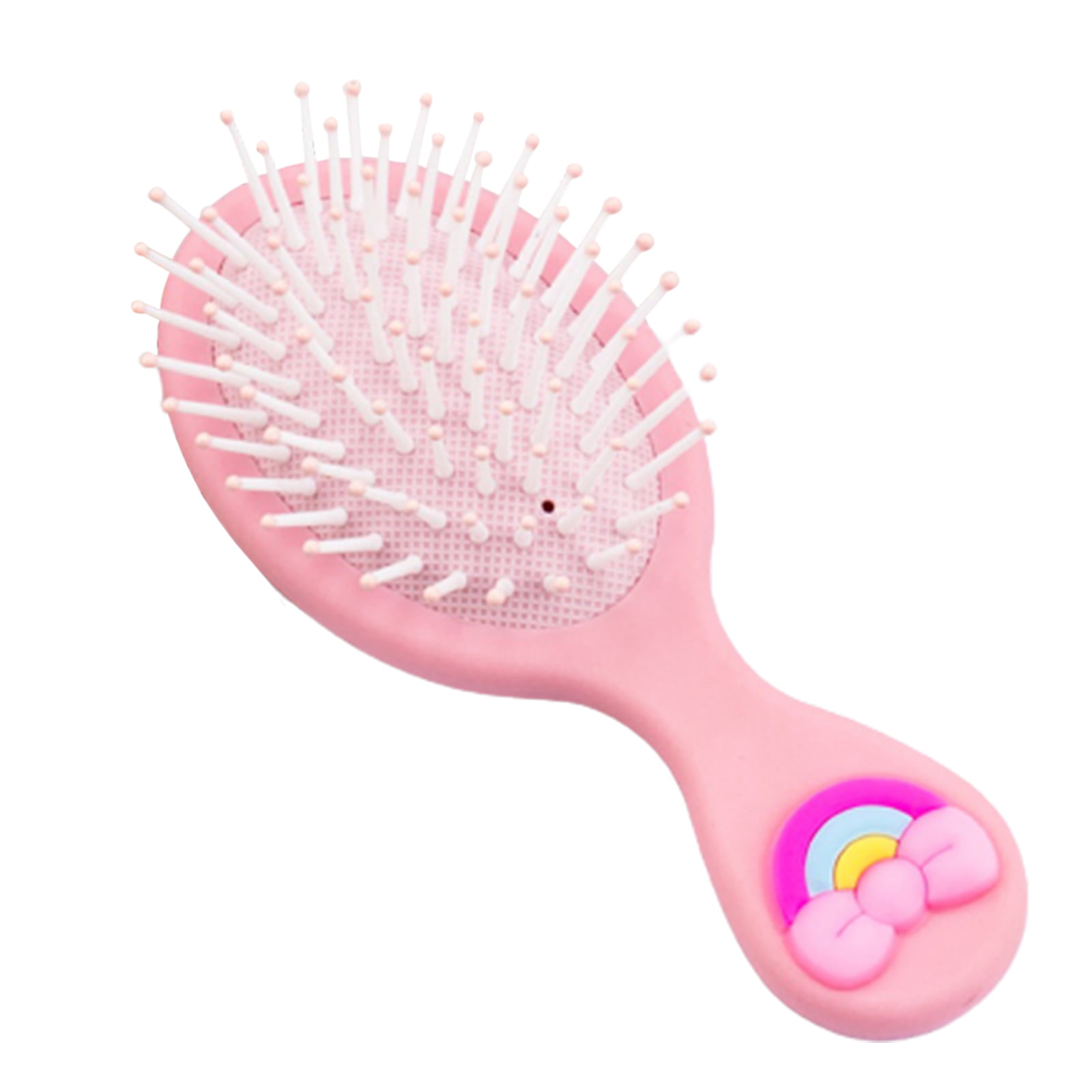 PPBE 1Pcs Fashion Girls Barbie Airbag Comb Kawaii Pink Portable Massage  Scalp Comb Anti Mini Comb Static Hairdressing Bangs Comb