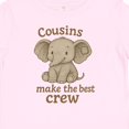 thumbnail image 4 of Inktastic Cousins Make the Best Crew Elephant Graphic Boys or Girls Baby T-Shirt, 4 of 5