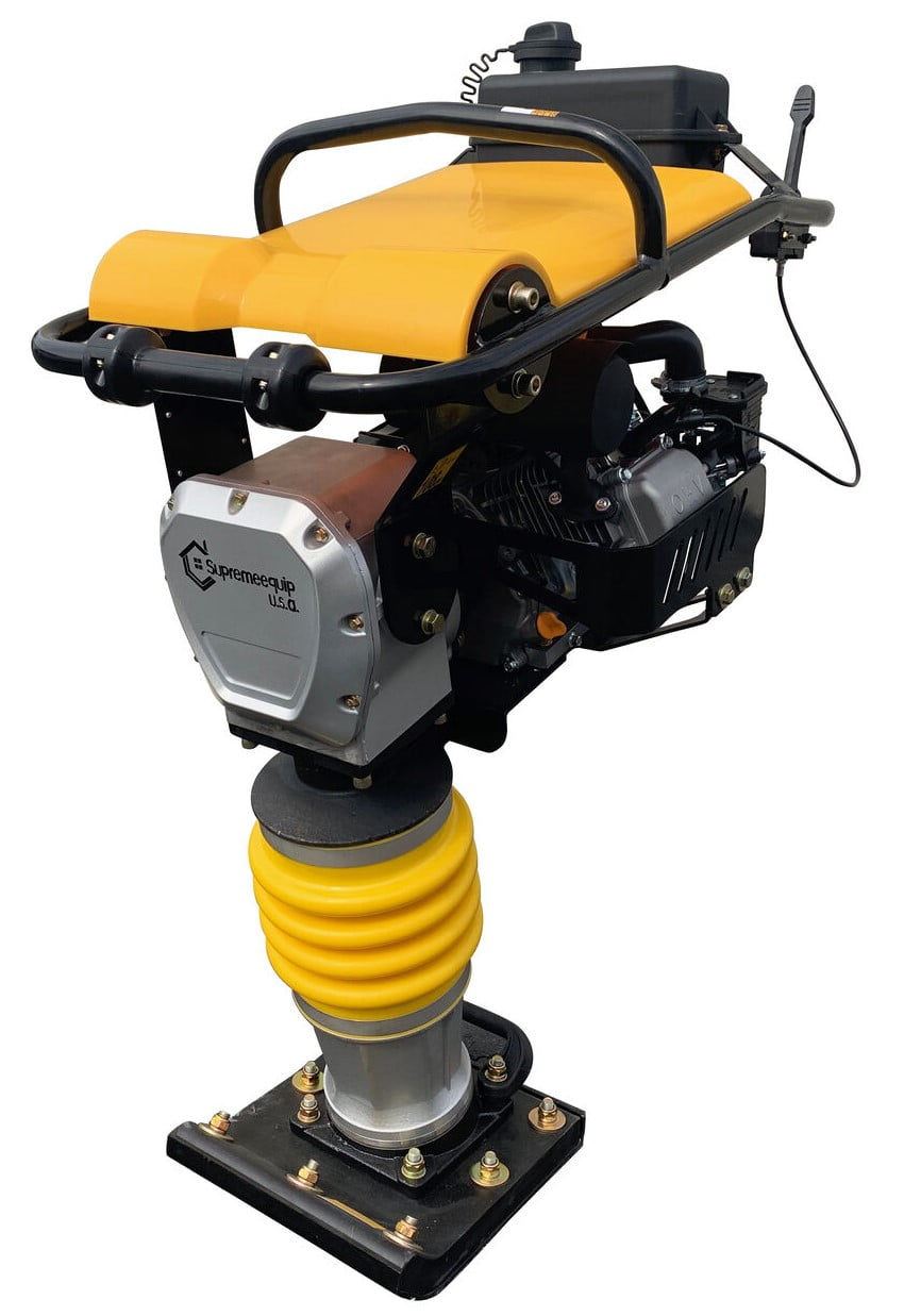 SupremeEquip 6.5 HP Vibratory Plate Compactor Tamper Rammer 4 Stroke Jumping jack