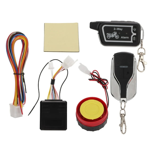 Sistema de control remoto LCD para motocicleta, alarma bidireccional para motocicleta, sistema antirrobo para motocicleta, sistema de alarma bidireccional para motocicleta, instalación sencilla
