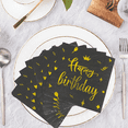 thumbnail image 5 of Paper Napkin Folding 3 Layers Disposable Tableware Dinner ware for Birthday Anniversary, 5 of 5