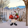 thumbnail image 4 of ProductWorks 24 Inch Santa Bumble Pre-Lit Christmas Yard Ornament Holiday Decor, 4 of 11