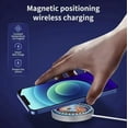 thumbnail image 4 of 2 PCS Magnetic Wireless Charger, 15W Wireless Charger Magnetic Compatible with iPhone 15/14/13/12 Series and AirPods 3/2/Pro, Charging Pad, 4 of 7
