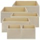 thumbnail image 1 of 6pcs Washable Non Woven Drawer Organizers for Underwear, Socks & Accessories – Closet Storage Bins for Neat Wardrobe Organization, 1 of 2