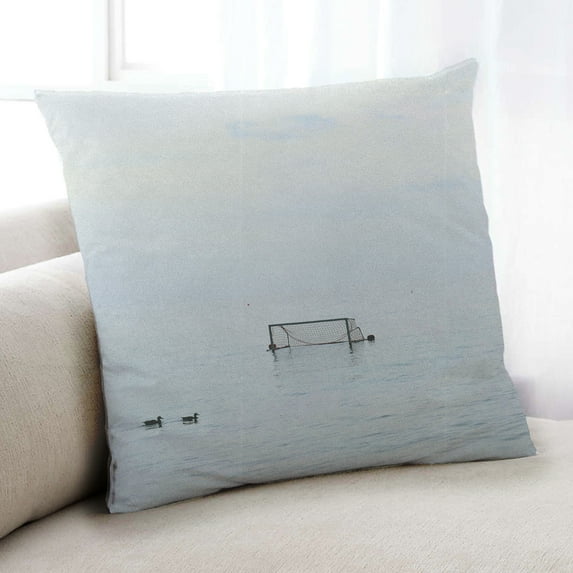 Ahgly Company Sports Waterpolo Indoor Throw Pillow, 18 inch by 18 inch