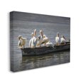 thumbnail image 3 of Stupell Industries Pelican Flock On Floating Lake Boat Photograph Gallery Wrapped Canvas Print Wall Art, Design by David Lorenz, 3 of 7