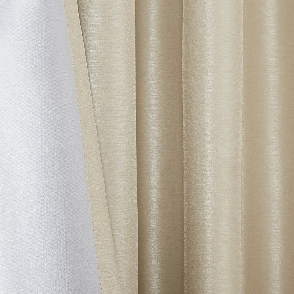 Twist Tab Total Blackout Window Curtain Panel Champagne 50"x84"