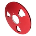 thumbnail image 3 of Carrete de cinta de 10 pulgadas y 1/4 de pulgada Carrete abierto con 3 orificios resistentes al viento Carrete de cinta vacío para grabación Rojo, 3 of 10