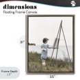 thumbnail image 4 of Stupell Industries Cottage Child on Easel Brown Floating Frame Canvas Art, 25 x 31, by Kendra Dew, 4 of 8