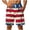 Mint Green, variant on Mens Swim Trunks Quick Dry American Flag Bathing Suit Drawstring Relaxed Fit Patriotic Shorts with Pockets July 4Th Beach Vacation Outfits