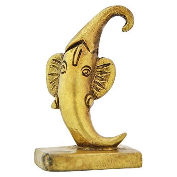 Exotic India Chilly Ganesha Brass Statue