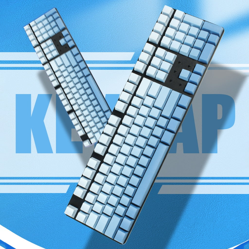 Ergonomic Keycaps in Fade Color 134PCS Keycap Set OEM Height for Mechanical Keyboard Enthusiasts