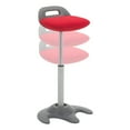 thumbnail image 4 of Learniture  Sit-to-Stand Active Motion Perch Stool with low back, Black, 4 of 9