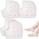 thumbnail image 1 of 2 pares de protectores de talón (blanco), protector de talón de silicona, protector de talón de silicona transpirable, protector de parte trasera del pie transpirable, 1 of 5