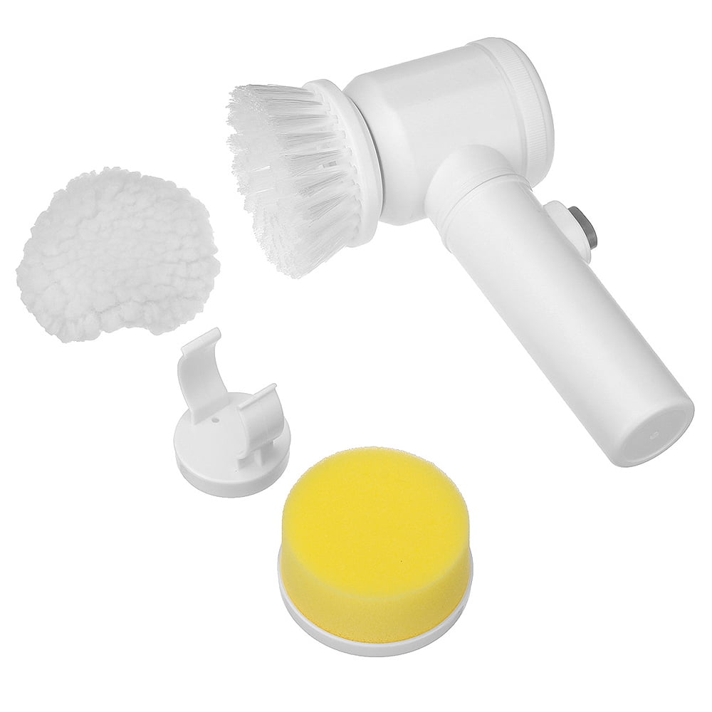 Handheld Electric Cleaning Brush Scrubber Tool for Bathroom Tile Tub Home Kitchen Washing
