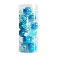 thumbnail image 1 of 24 piezas de adornos de bolas de Navidad colgantes adornos decorativos adornos de Navidad para Azul brillante, 1 of 9