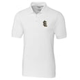 thumbnail image 2 of Men's Cutter & Buck White Salt Lake Bees Big & Tall DryTec Advantage Tri-Blend Pique Polo, 2 of 3